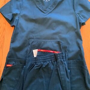 Women's Dickies Scrub Set Blue Size Medium